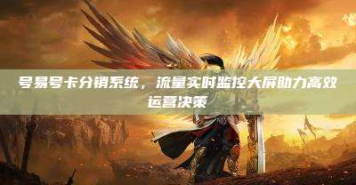 号易号卡分销系统,流量实时监控大屏助力高效运营决策