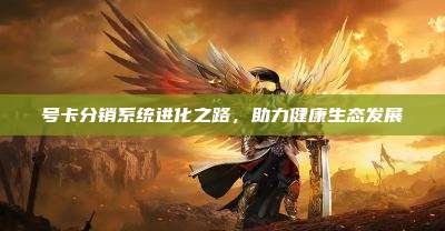 号卡分销系统进化之路,助力健康生态发展