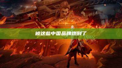 被这些中国品牌燃到了