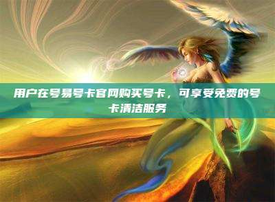 用户在号易号卡官网购买号卡,可享受免费的号卡清洁服务