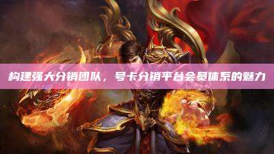 构建强大分销团队,号卡分销平台会员体系的魅力