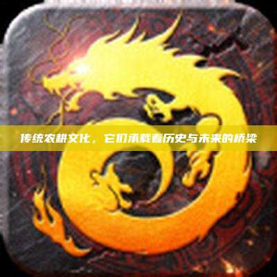传统农耕文化,它们承载着历史与未来的桥梁