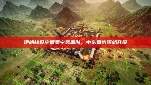 伊朗核设施遭美空袭重创,中东局势骤然升级