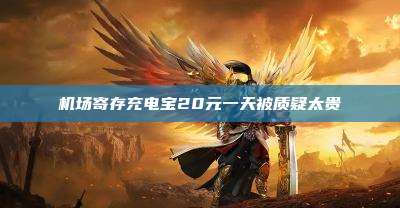 机场寄存充电宝20元一天被质疑太贵