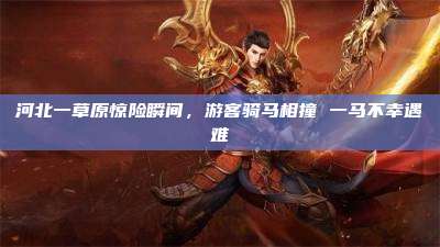 河北一草原惊险瞬间,游客骑马相撞 一马不幸遇难