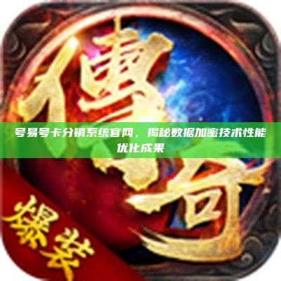 号易号卡分销系统官网，揭秘数据加密技术性能优化成果