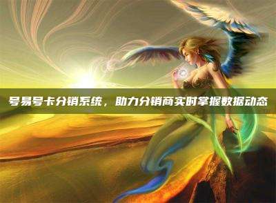 号易号卡分销系统，助力分销商实时掌握数据动态