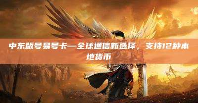 中东版号易号卡—全球通信新选择，支持12种本地货币