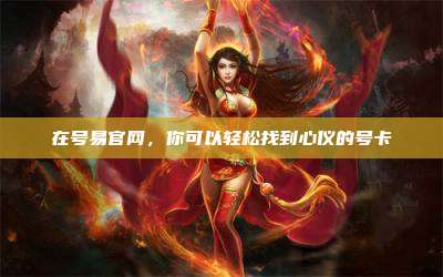 在号易官网,你可以轻松找到心仪的号卡