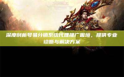 深度剖析号易分销系统代理推广困境，提供专业诊断与解决方案