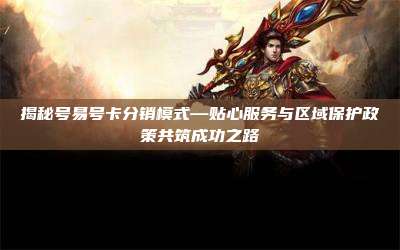 揭秘号易号卡分销模式—贴心服务与区域保护政策共筑成功之路