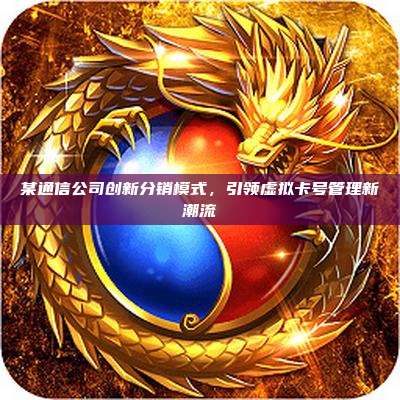 某通信公司创新分销模式，引领虚拟卡号管理新潮流