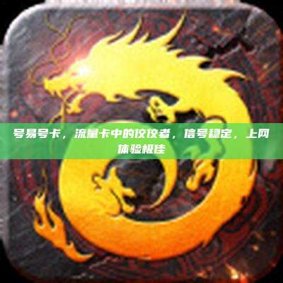 号易号卡，流量卡中的佼佼者，信号稳定，上网体验极佳