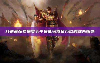 分销者在号易号卡平台能获得全方位的业务指导