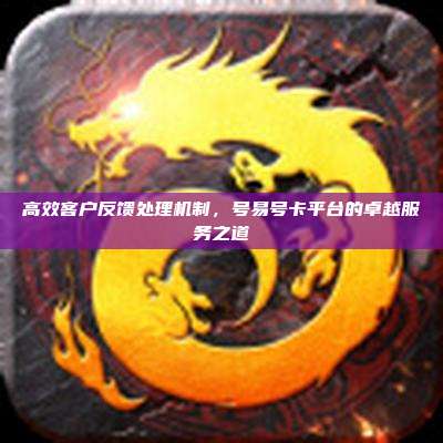 高效客户反馈处理机制,号易号卡平台的卓越服务之道